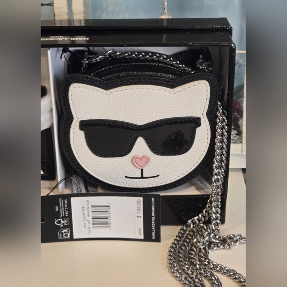 Karl Lagerfeld Pouchette Crossbody Bag & Card Holder - Picture 3 of 6